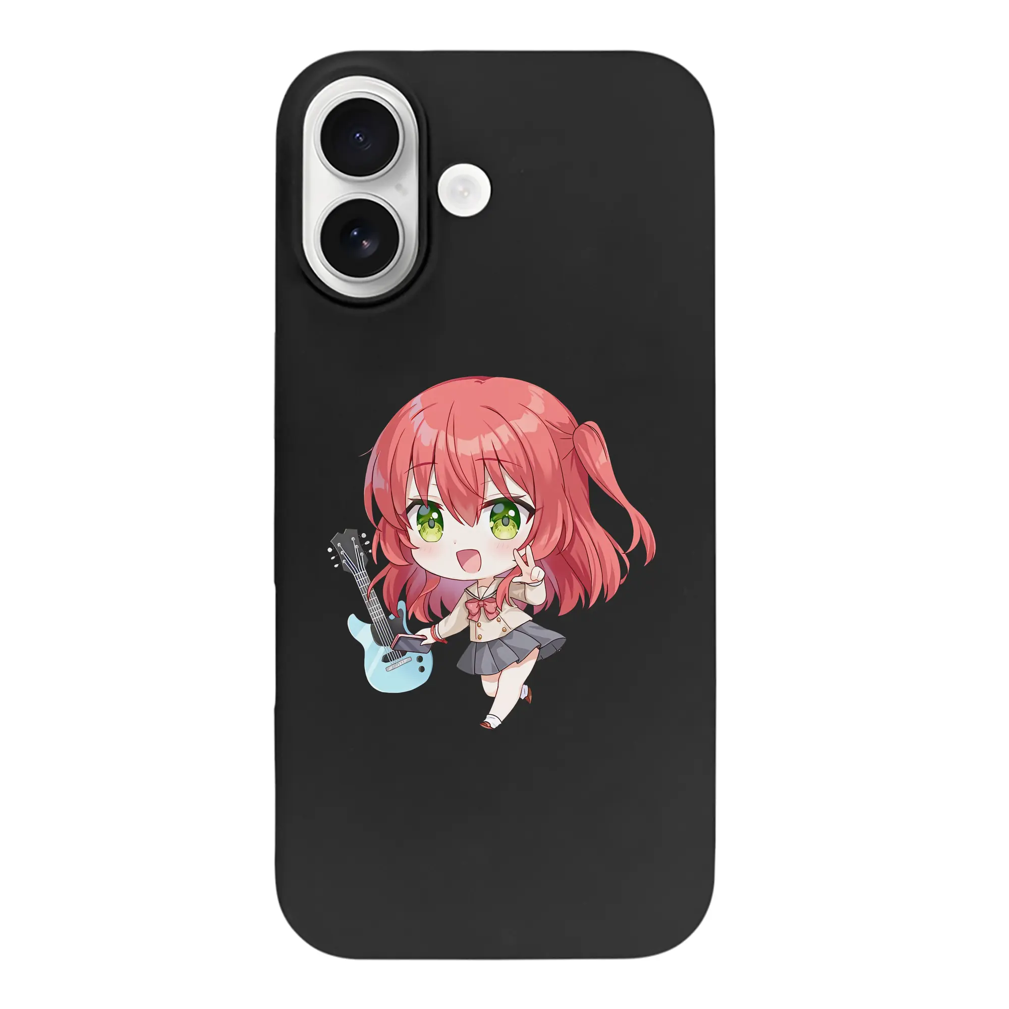 ぼっちざろっく！ グッズ,喜多郁代 - iPhone 17 シリーズ シリコンケース 薄型 耐衝撃 指紋防止 ソフトタッチカバー 精密フィット 傷防止 保護ケース iPhone 17/17 Air/17 Pro/17 Pro Max 対応